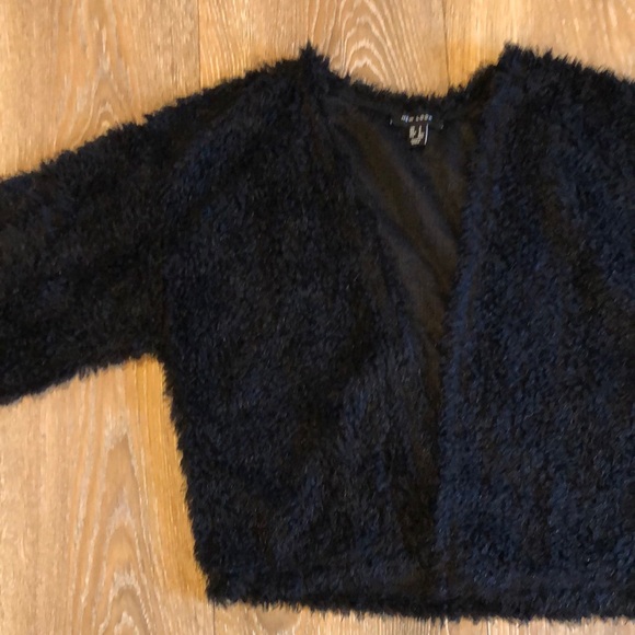 New Look Tops | New Look Fluffy Cardigan S | Color: Black | Size: S | Sianany's Closet